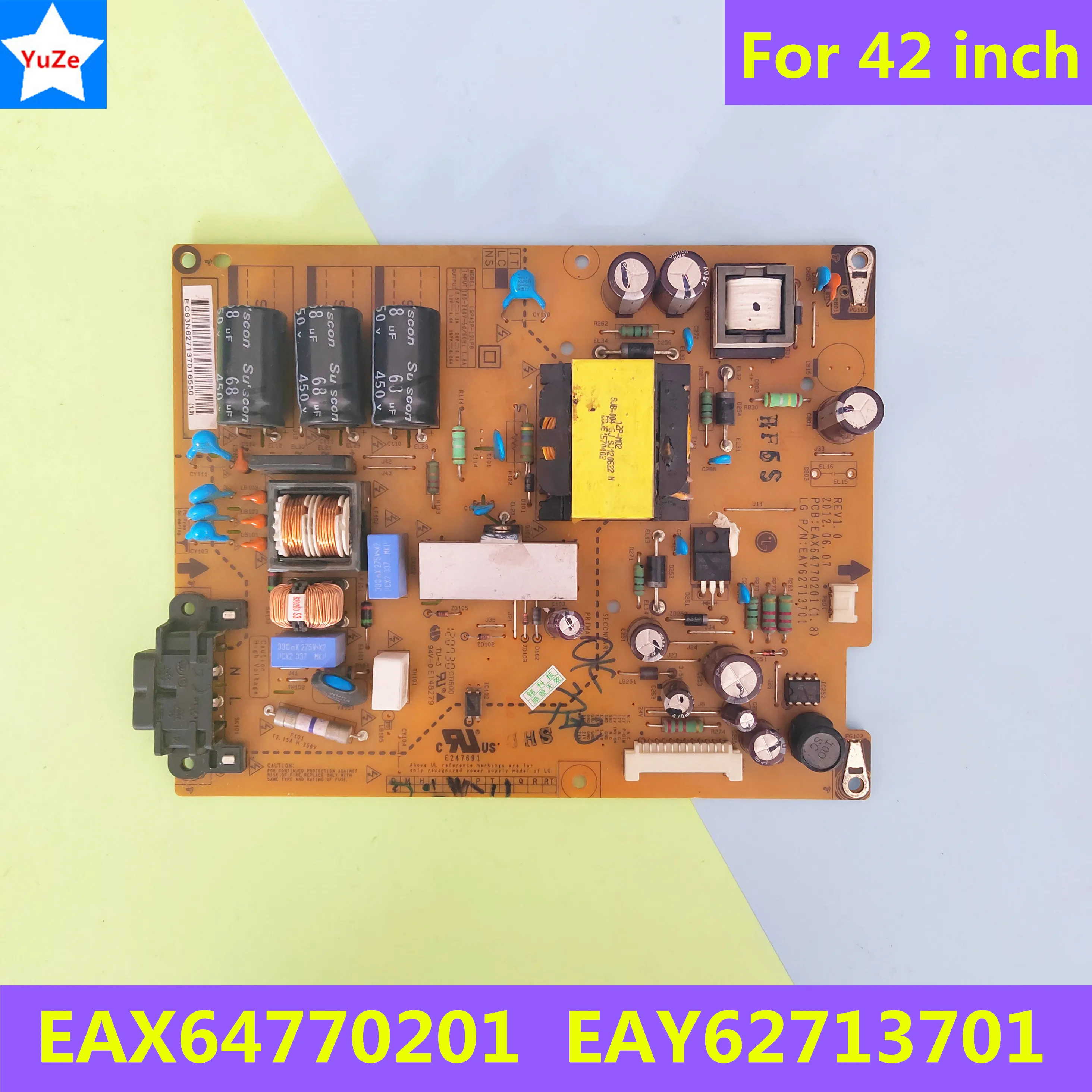 Fuente de Poder LG EAY62713701 EAX64770201 (1.8) for led 42ls345