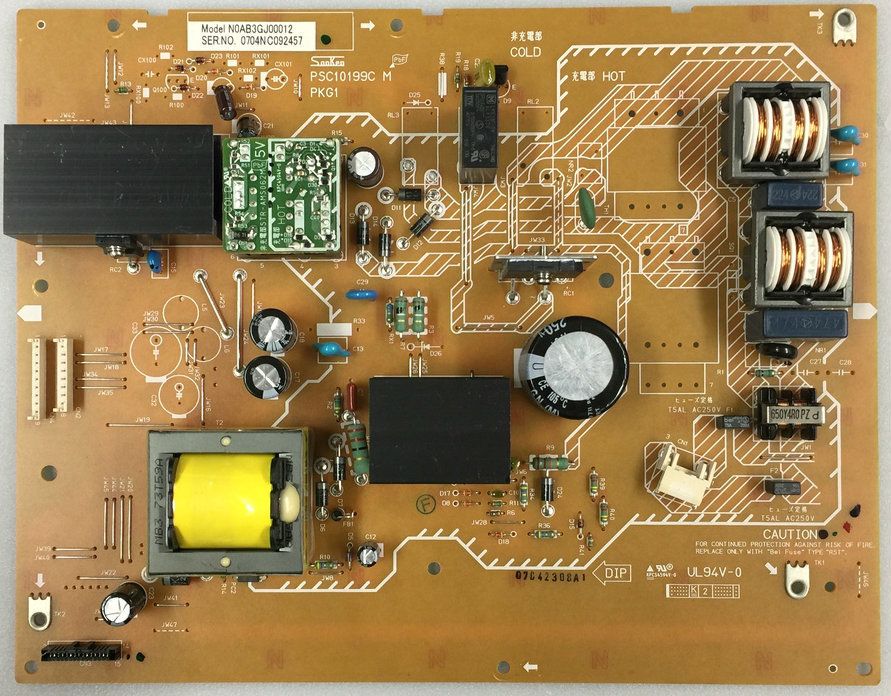 PANASONIC PSC10199C M POWER SUPPLY N0AB3GJ00012