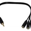 CABLE 3.5MM MACHO STEREO A 3 HEMBRAS 3.5 3FT CABLE 3.5MM A 3 HEMBRA 20CM