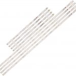 TIRA DE LED CPMPLETE (8 piezas en el juego) para Insignia NS-50DF710NA19 NS-50DF710CA19 LC-50LB601U 30886 LB50091