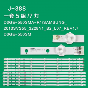 TIRA DE LED 10pcs LED Strips For 55" TV LM41-00001N LM41-00001P UE55H6203AK UA55H6203AK UN55H6203AFXZA 2013SVS55