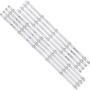 TIRA DE LED LG55" TV 55UJ6200 55UJ6300 RF-AZ550E30-0501A-12 0601B SDL550WY LD0-910 55E388G 55L3756H LC550EGJ SK A4 - - - (8 REGLETAS / 5 Y 4 LEDS)