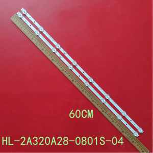 TIRA DE LED Kit/3pcs LED Strips For HL-2A320A28-0901S-06 A0 8D2A-DLM3-200900 HV320WHB-N80 HL-2A320A28-0801S-04 A0(0D26-B)E469119,