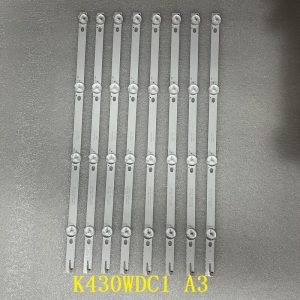 TIRA DE LED Strip(8)For DS-D5043UQ 43PFF5012 43PUT6002S K430WDC1 A3 4708-K43WDC-A3113N01