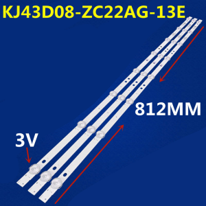 TIRA DE LED KJ43D08-ZC22AG-13E 202211-07 8S1P 43D3B8CX81512 for 43 inch