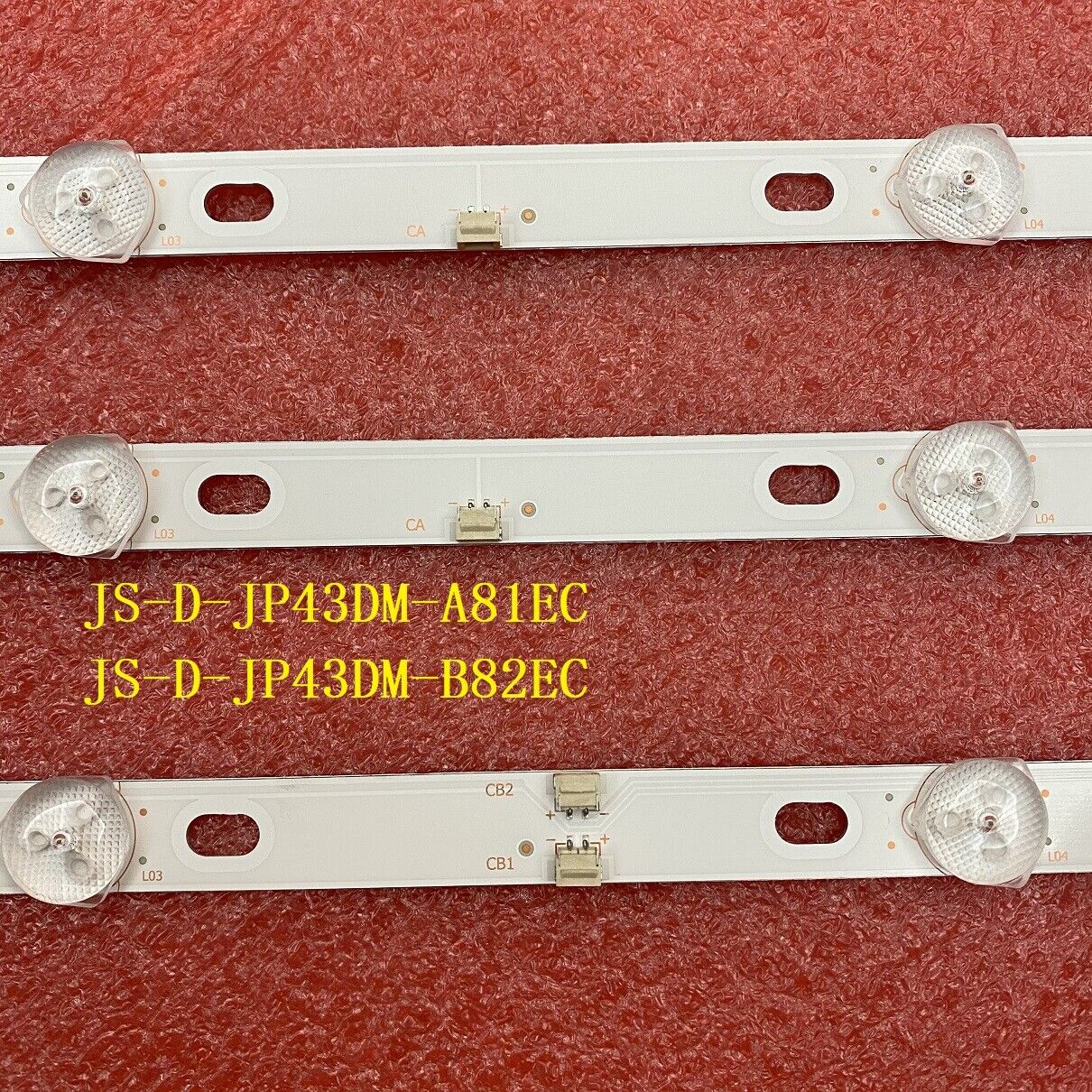 Tiras LED 3pcs JS-D-JP43DM-A81EC JS-D-JP43DM-B82EC (80227) E43DM1000 MCPCB