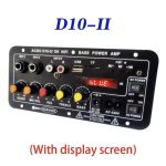 D10/ D10-II Amplifier Board AUX TF Card USB 30-120W for 4 Ohm 40W Speaker 110V 220V 12V 24V Subwoofer Audio Amp Module