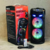 ZQS4239 Altavoz inalámbrico Potente altavoz Bluetooth de bajos Micrófono exterior Doble altavoz inalámbrico RGB de 4" y 15 W con micrófono