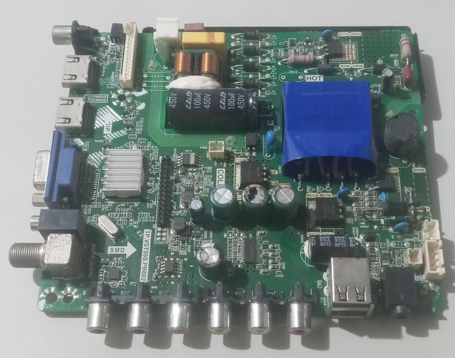 LED40D2A TECNOMASTER TP.VST59S.PB802 MAIN POWER BOARD